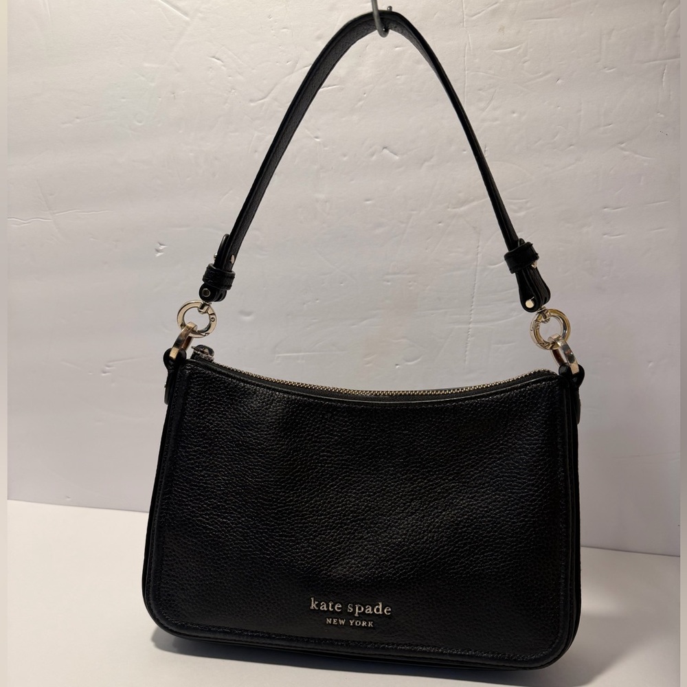 Kate Spade Black Textured Shoulder Bag